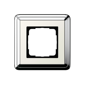GIRA | 0211643 Рамка 1-местная cream/silver Classix Gira